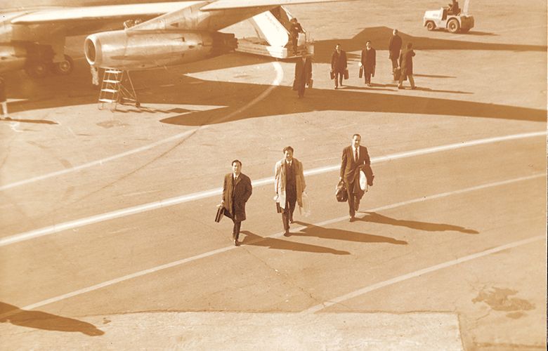1969 October President Kim, Seung-ho looking back on the European Pharmaceutical Market while returning to Korea